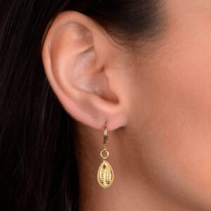 Brinco Búzios Ouro 24 k