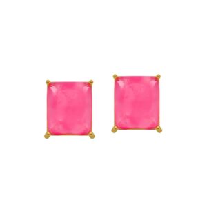Brinco Aline Rosa Ouro 24k