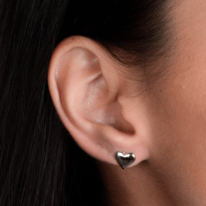 Brinco amore Ouro Branco