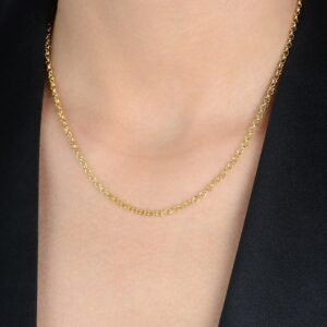 Corrente Elo Português Ouro 24k