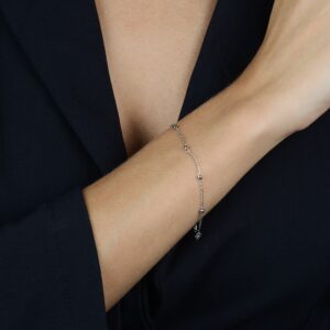 Pulseira Aurora no Ródio